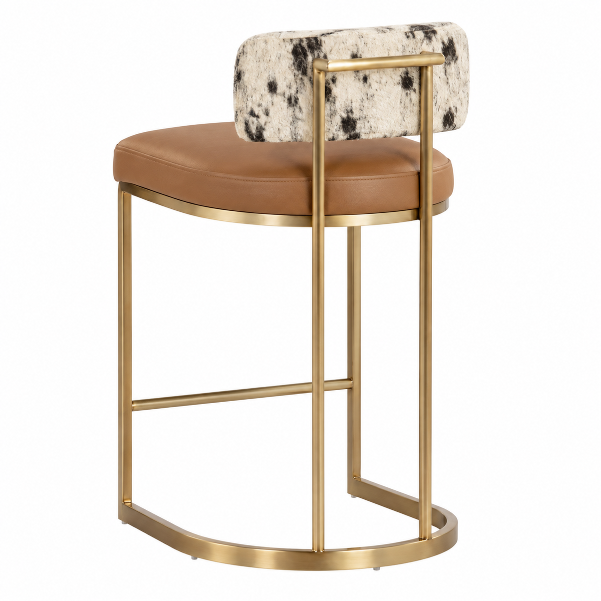 Bowen Cowhide Bar Stool