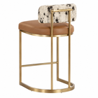Bowen Cowhide Bar Stool