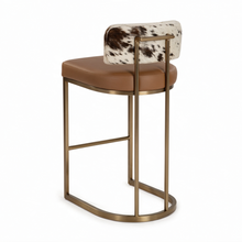 Bowen Cowhide Bar Stool