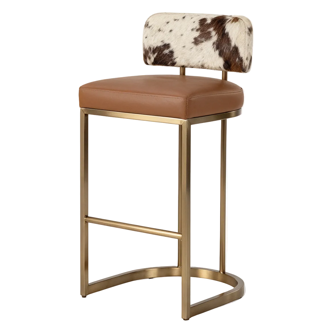 Bowen Cowhide Bar Stool
