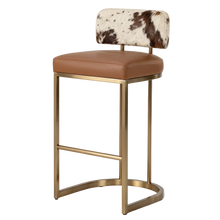 Bowen Cowhide Bar Stool